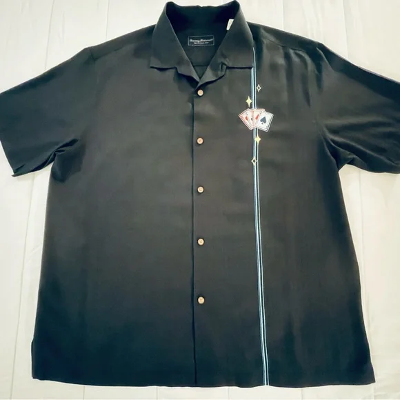 Tommy Bahama Panel Back Camp Shirt - Picture 8 of 9